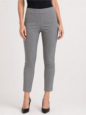 A New Day Black Checkered Skinny Stretch Pants Size 6